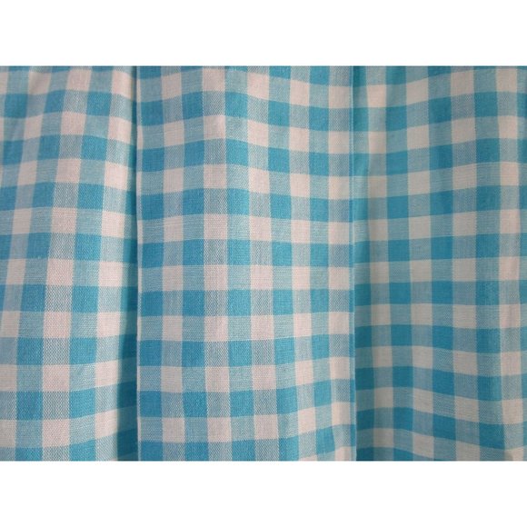 Blue Gingham Bunny Ribbon Trim Cross Stitch Accent Easter Apron Handcrafted GUC - Picture 8 of 16